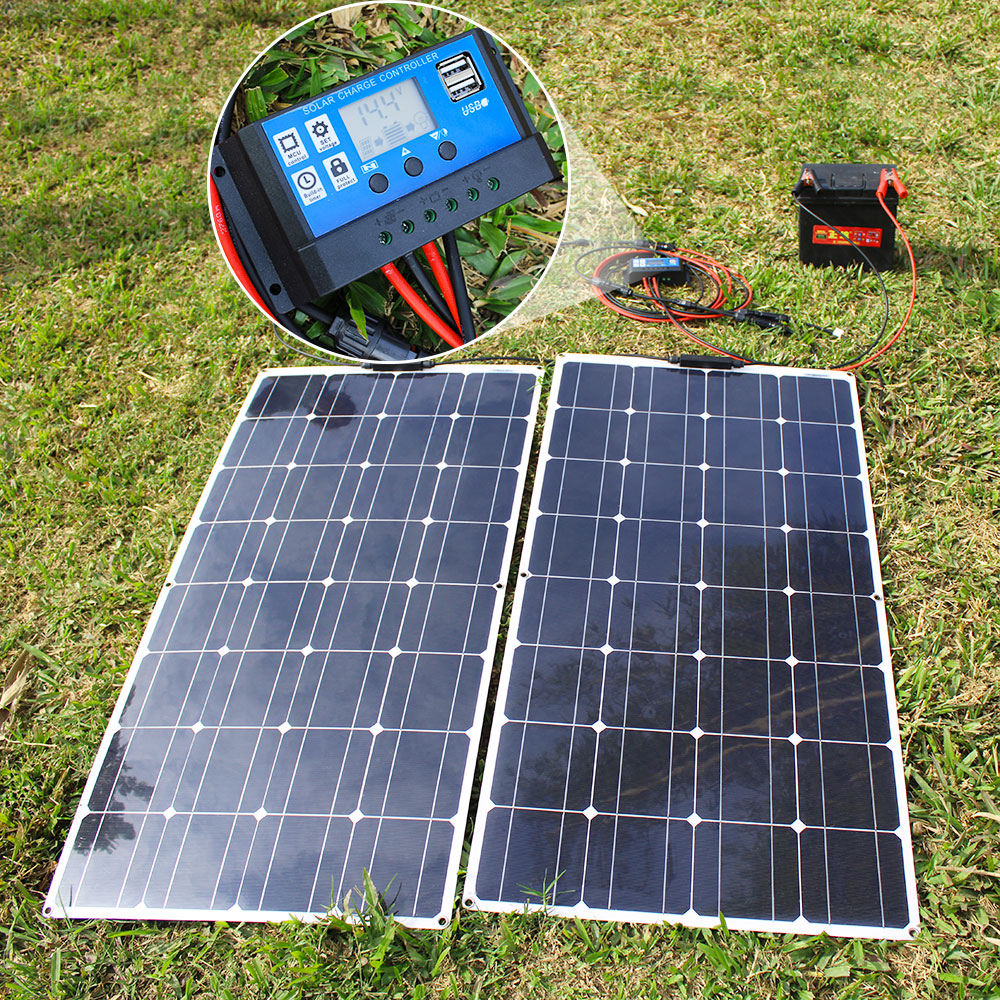 Solar Panel 200W - 100W Panel Solar 200W 12V Mono
