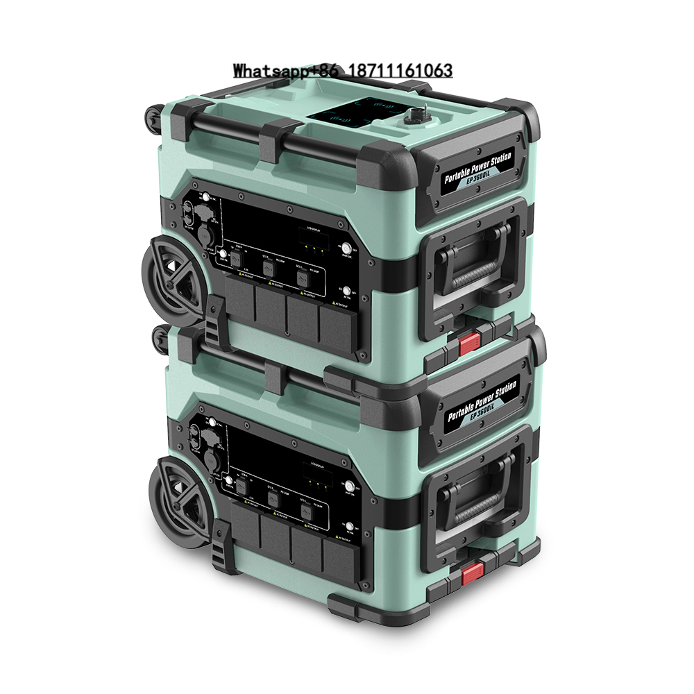 Solar Panel - Portable 7680Wh Smart Monitoring System Mobile