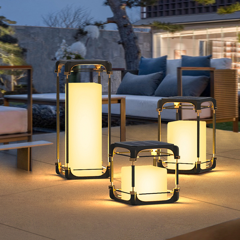 Solar Lamp - Luminous Floor Lamp Courtyard Solar LED
