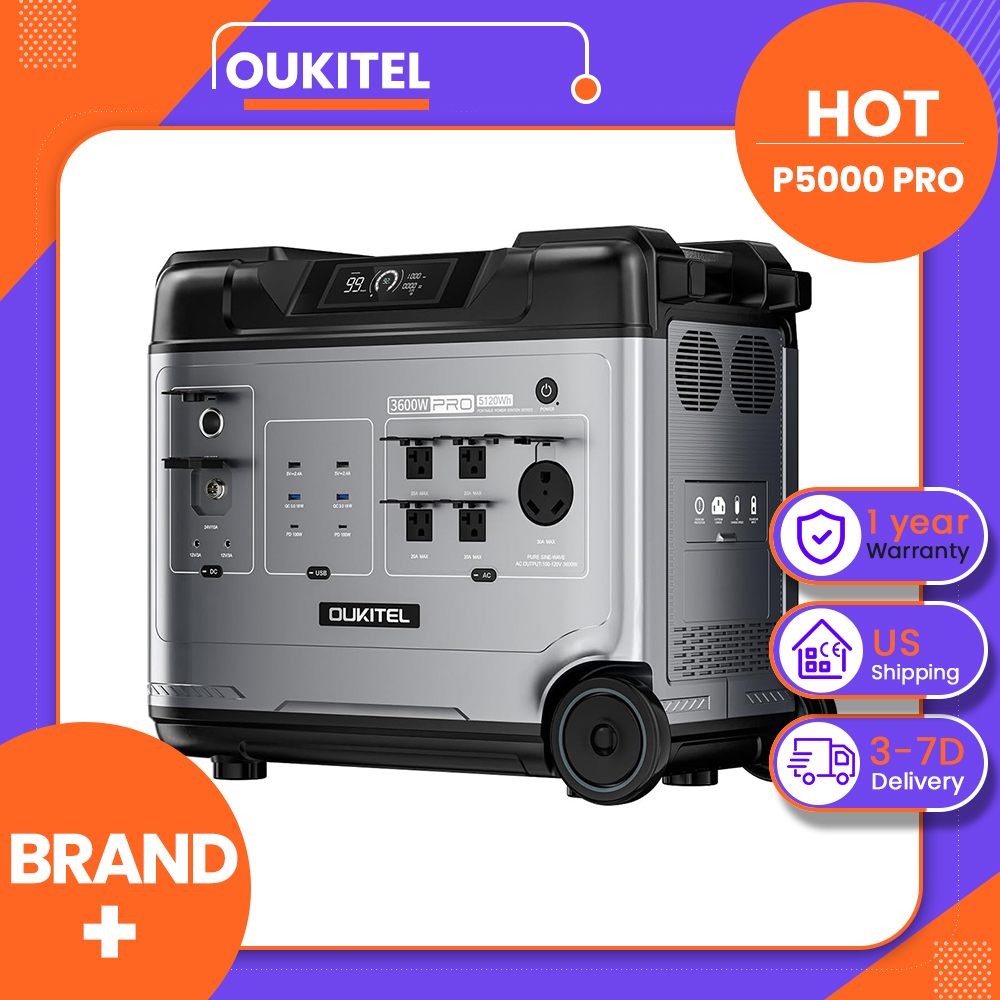 Charge Controller Solar - OUKITEL P5000 Pro Portable Power Station,