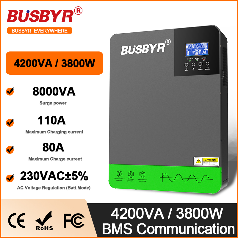 4.2KW 6.2KW Hybrid Solar Inver - Charge Controller Solar 评论和价格