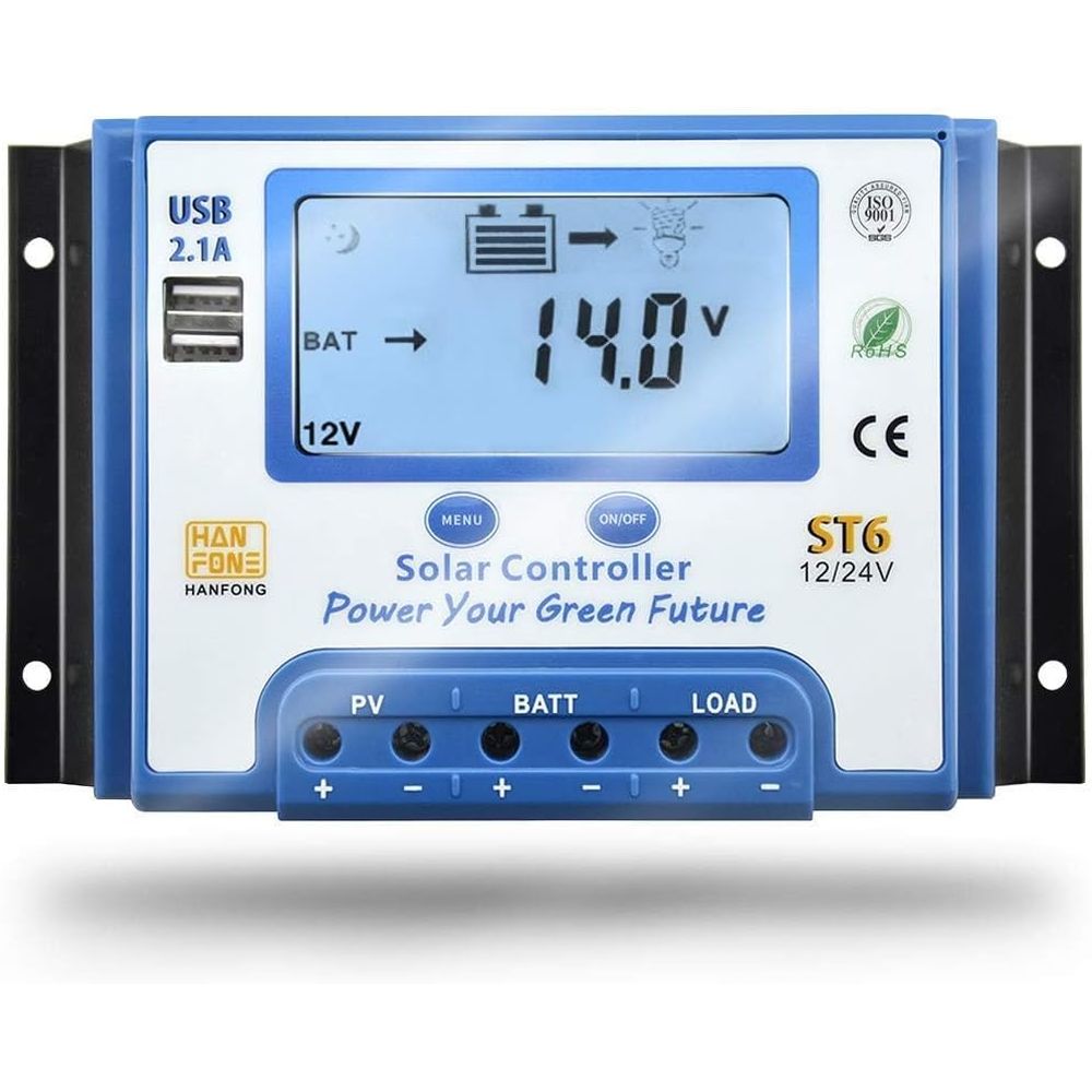 60A Solar Charge Controller 12 - Solar Panel 评论和价格