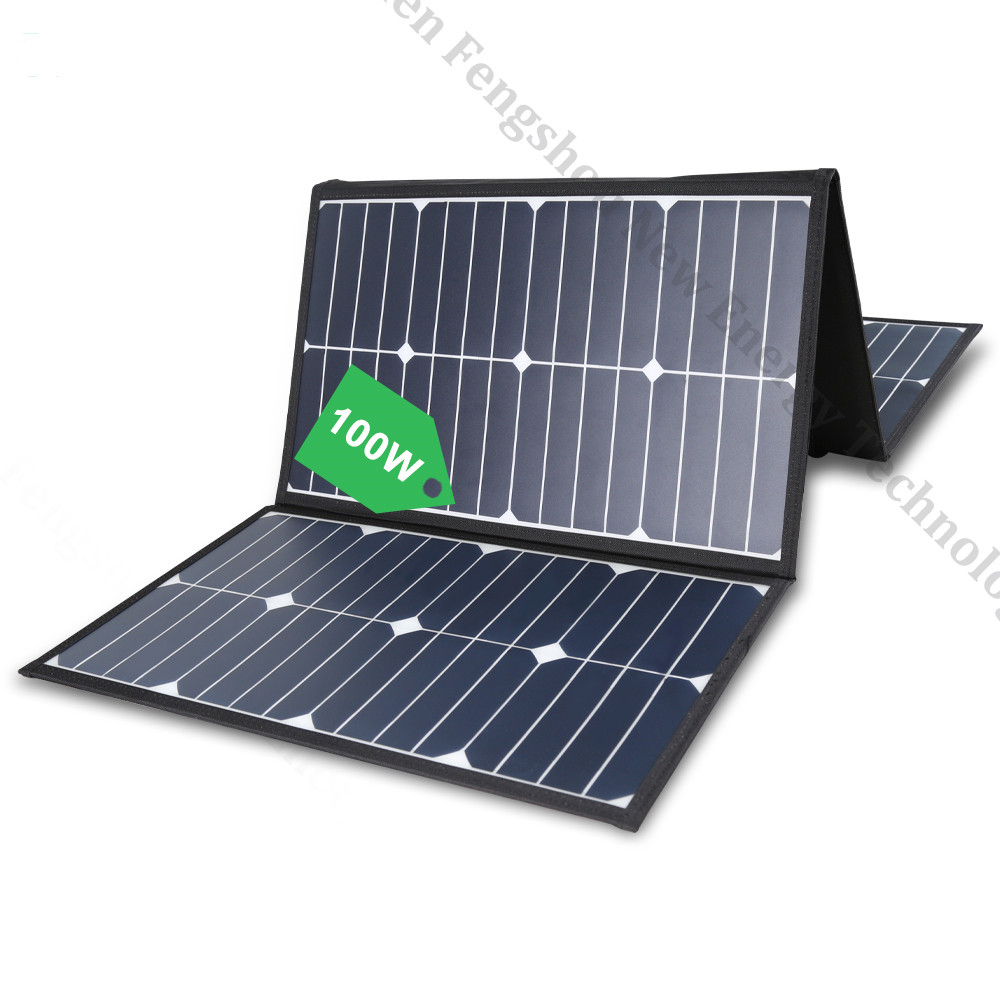 Portable 100 Watt Folding Sola - Solar Panel 评论和价格