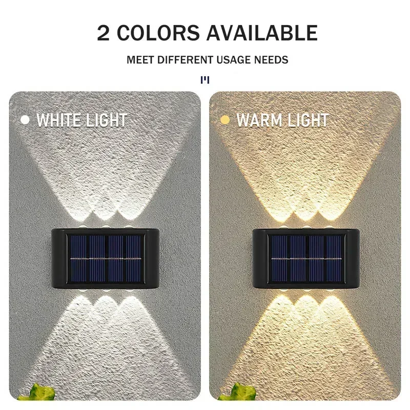 COB Solar Wall Lamp Outdoor Wa - Solar Lamp 评论和价格