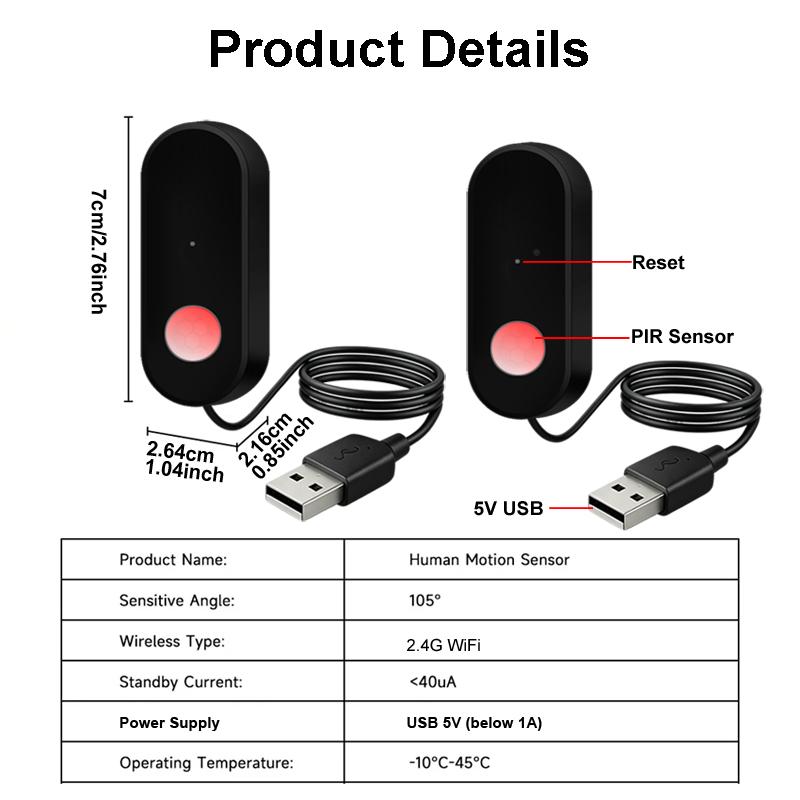 Tuya WiFi PIR Motion Sensor Hu - Energy Monitor Meter 评论和价格