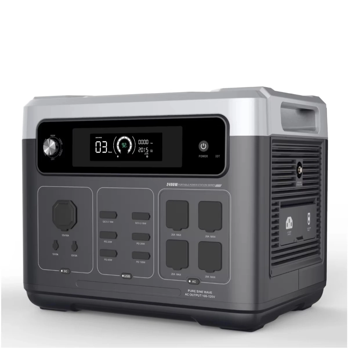 P2001 PLUS 2400W Portable Powe - Solar Generator 评论和价格
