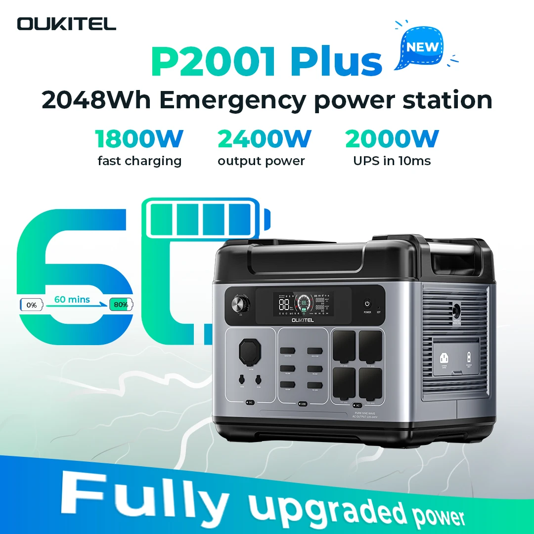 P2001 PLUS 2400W Portable Powe - Solar Generator 评论和价格