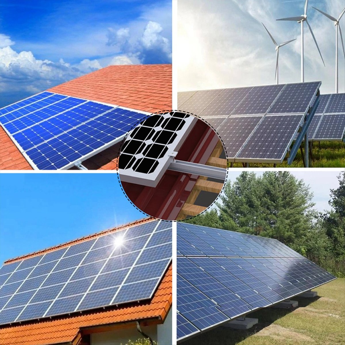 Solar Panel Mount Bracket Rail - Solar Panel 评论和价格