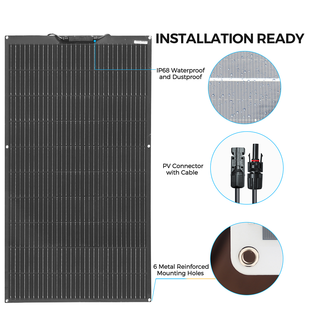 200W 12V Flexible Solar Panel  - Solar Panel 200W 评论和价格