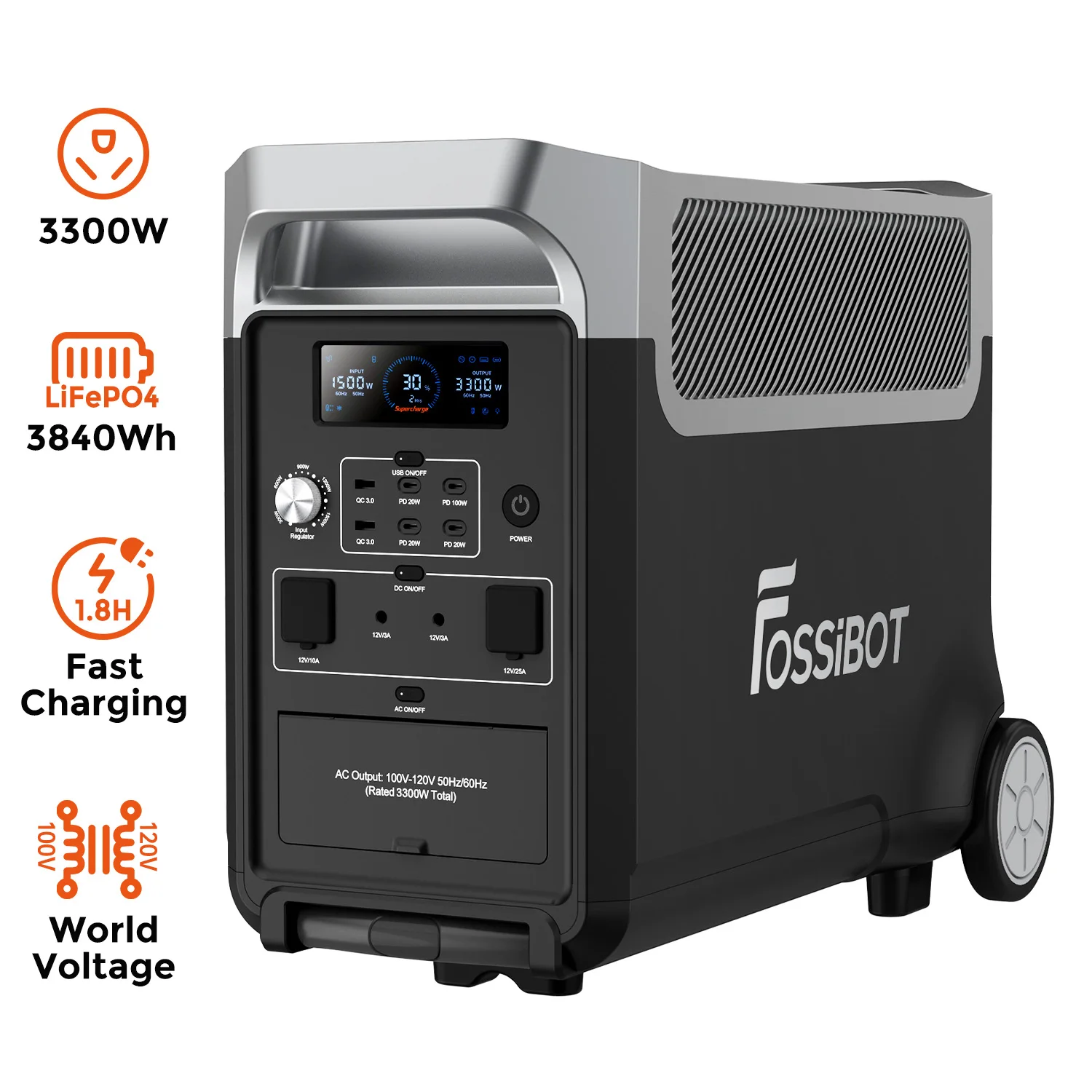 Fossibot F3600 Pro Generator W - Solar Generator 评论和价格