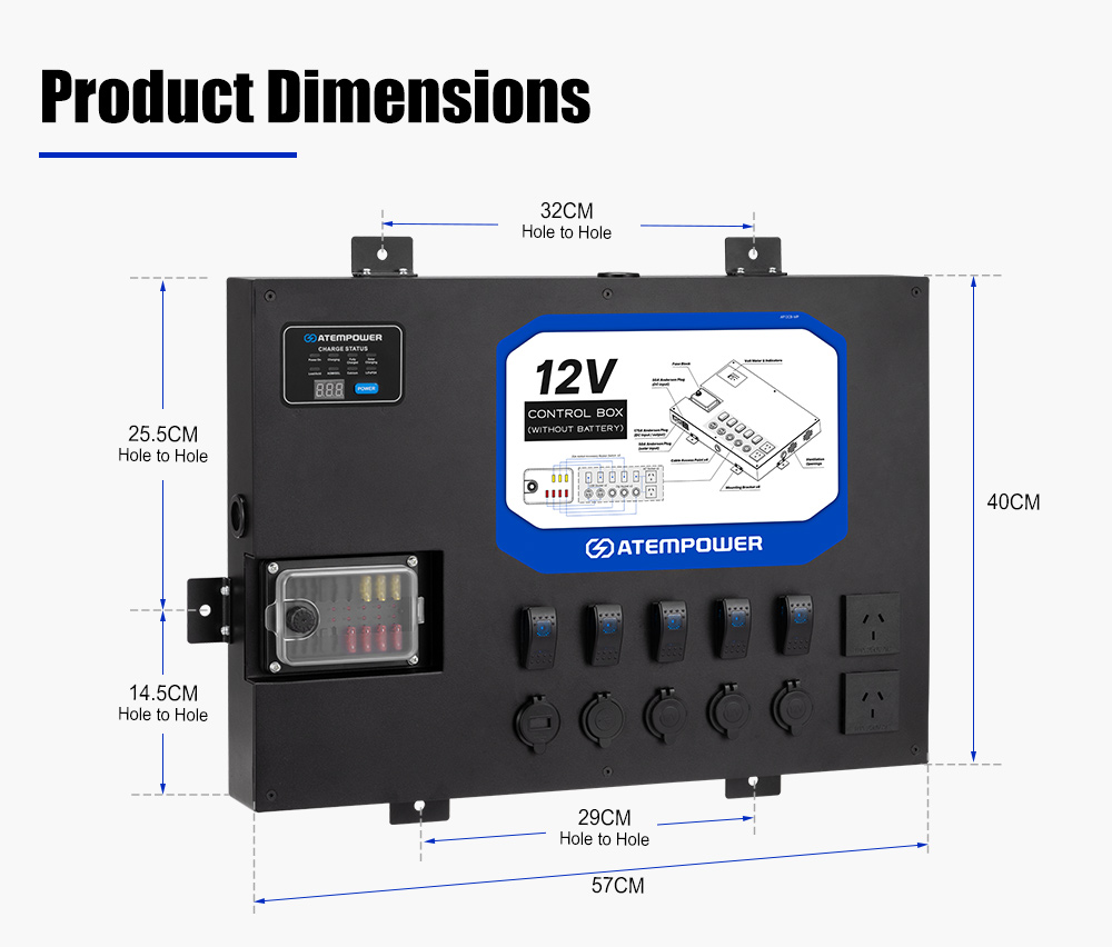 Camping Dual Battery System In - Solar Panel 200W 评论和价格