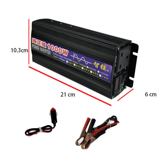 Pure Sine Wave Inverter 1000W  - Power Inverter 评论和价格
