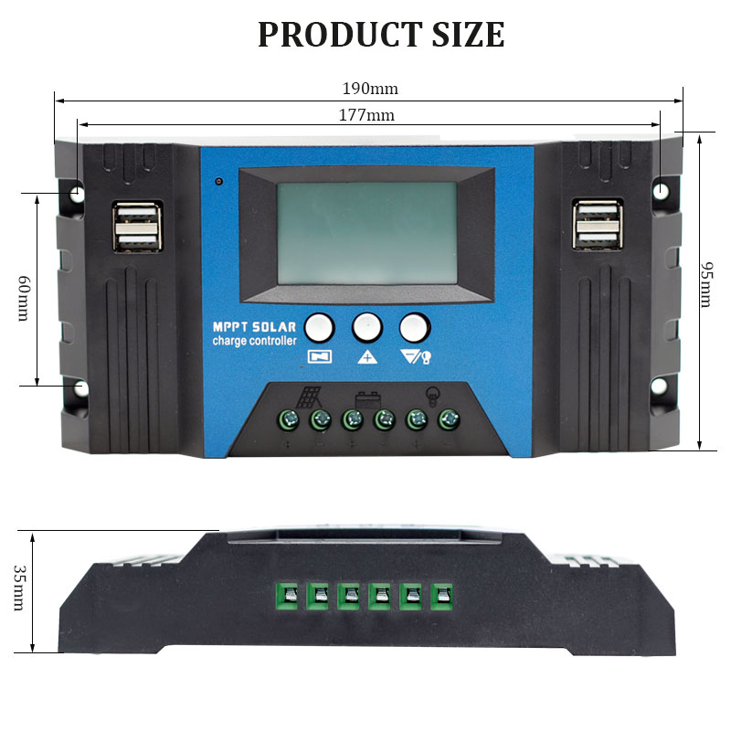 MPPT Solar Controller 12V/24V  - Solar Panel 200W 评论和价格